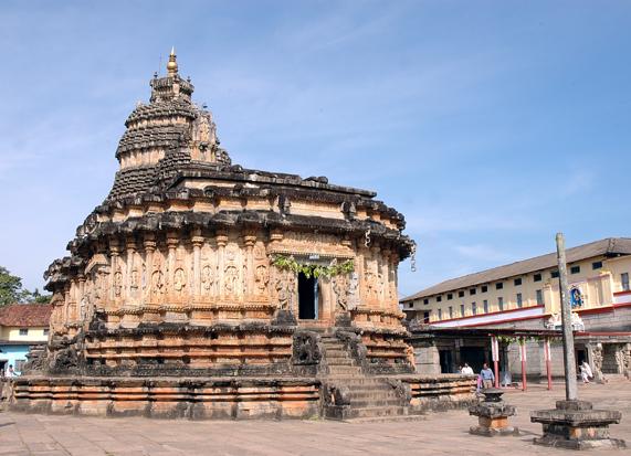 A Panoramic View of the Vidyashankara Temple at Sringeri